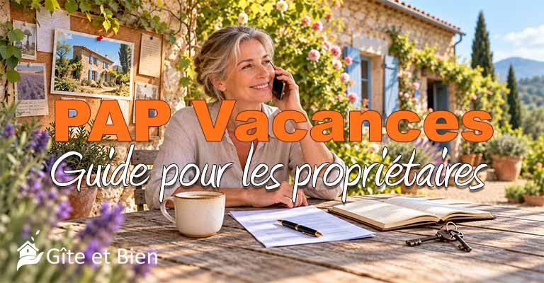 Un guide à propos de PAP Vacances à l'intention des propriétaires